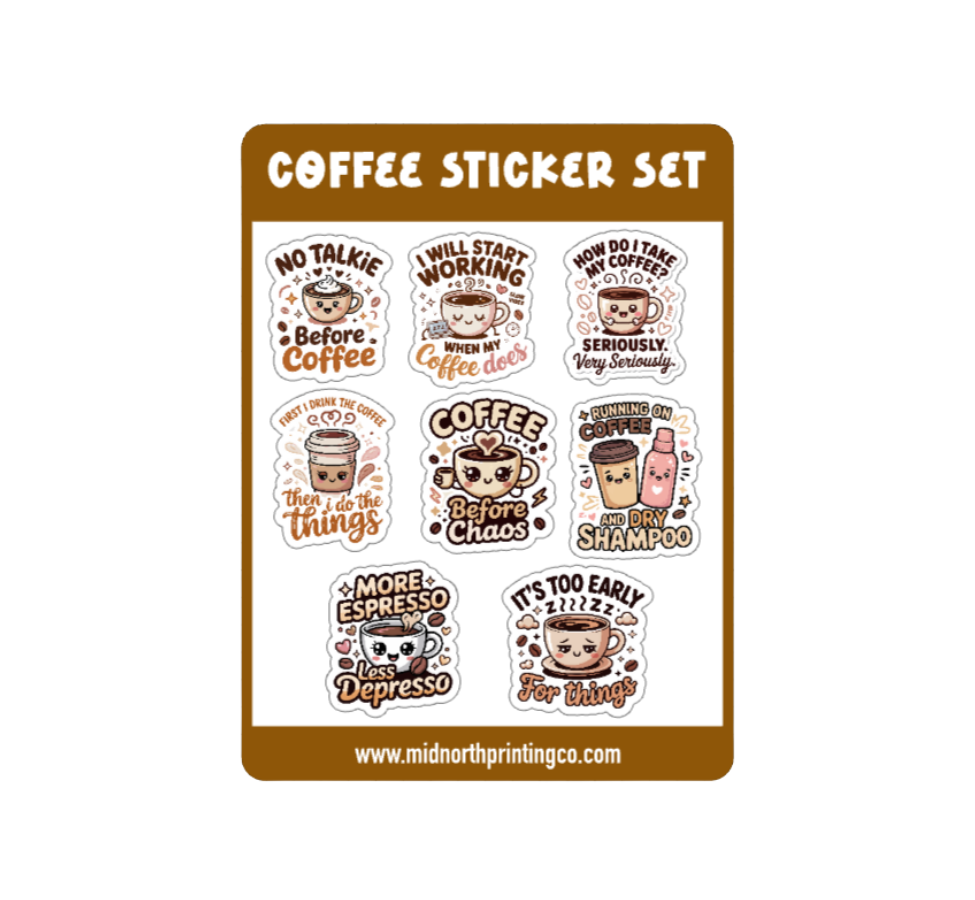 Coffee Sticker Sheet