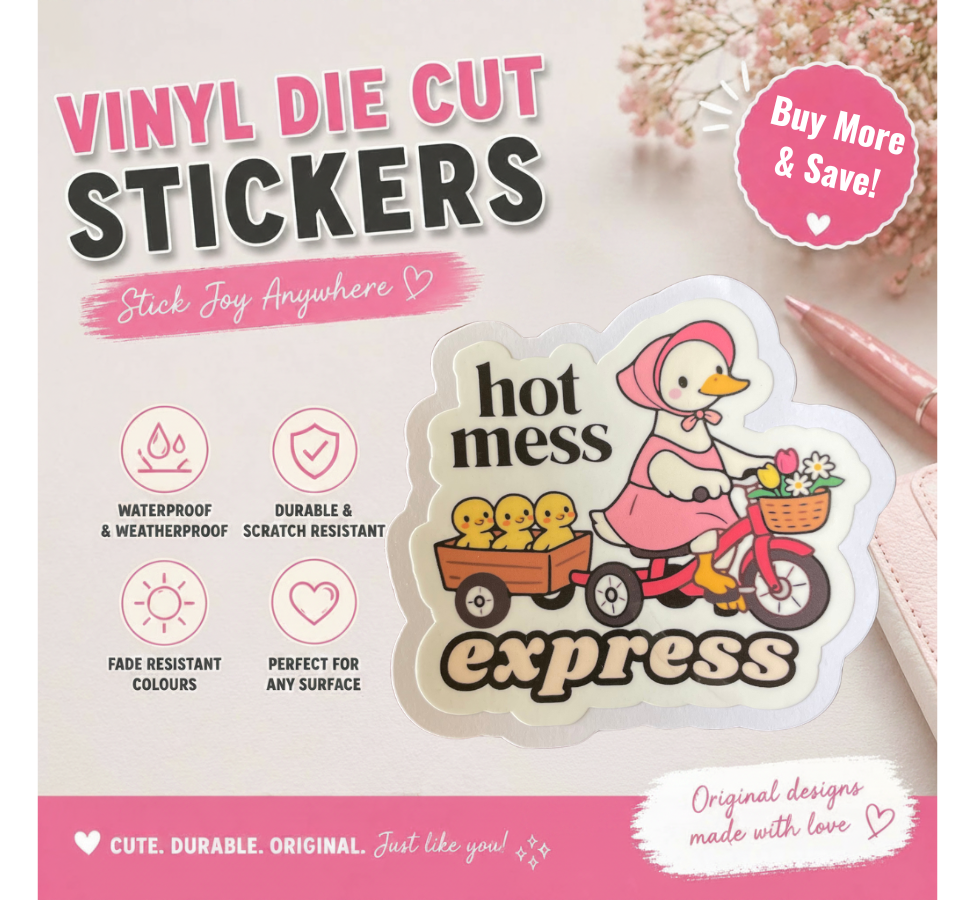 Hot Mess Express Mama Goose Sticker