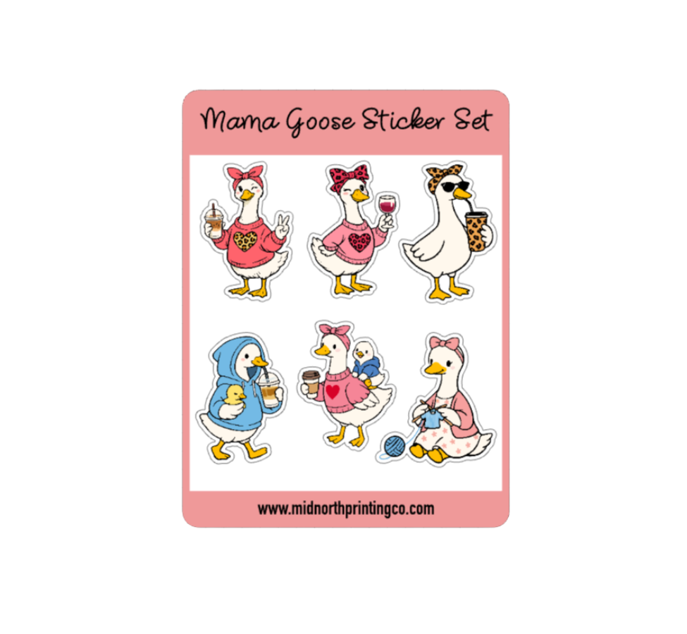 Mama Goose Sticker Sheet