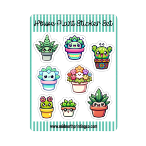 Potted Plants Sticker Sheet