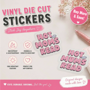 Hot Moms Read / Hot Mums Read Vinyl Sticker