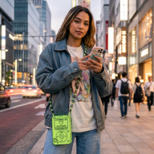 Y2K MP3 Player Crossbody Handbag